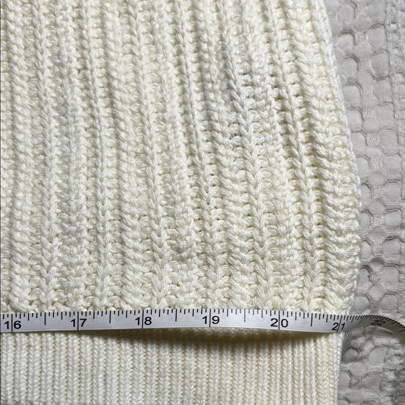 Banana Republic Cream Ribbed Knit Dress - Picture 6 of 7